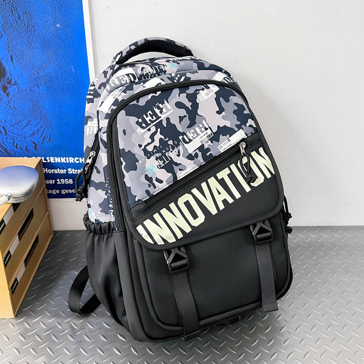 Stylish Camo Print Backpack Stornfield