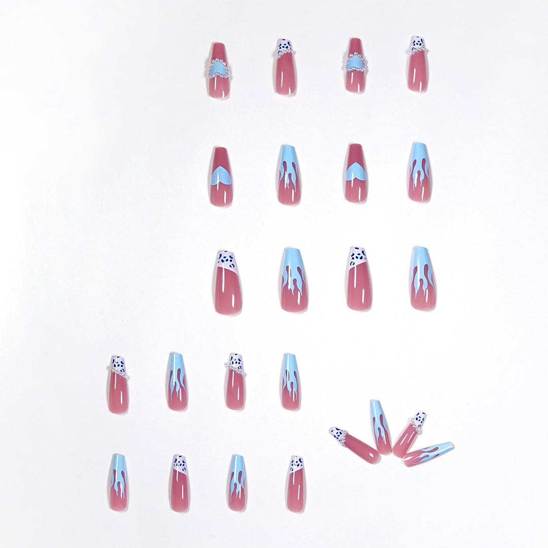 Artful stiletto nails in creative design Stornfield
