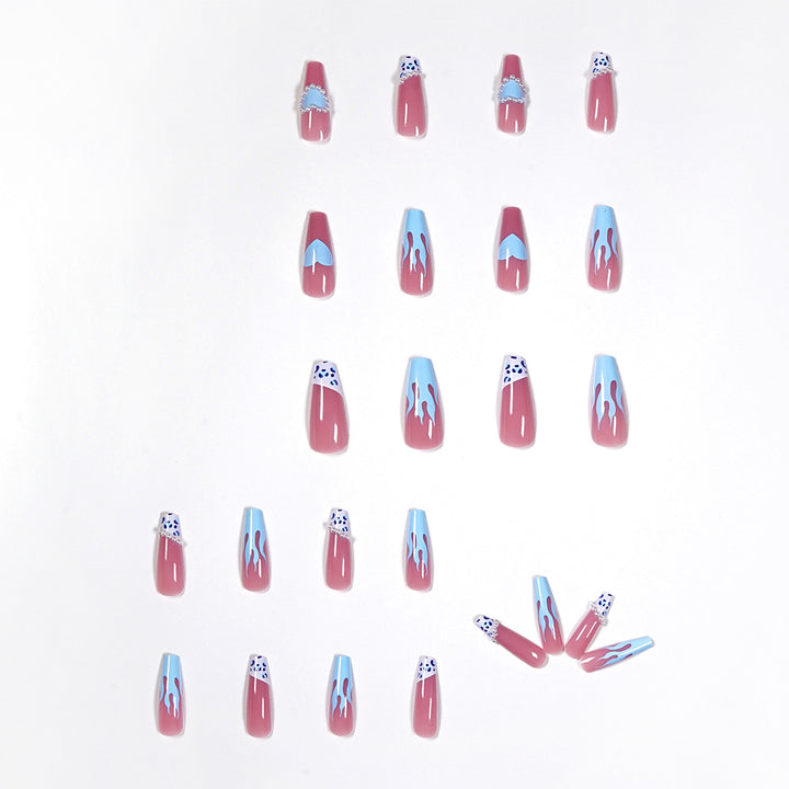 Artful stiletto nails in creative design Stornfield