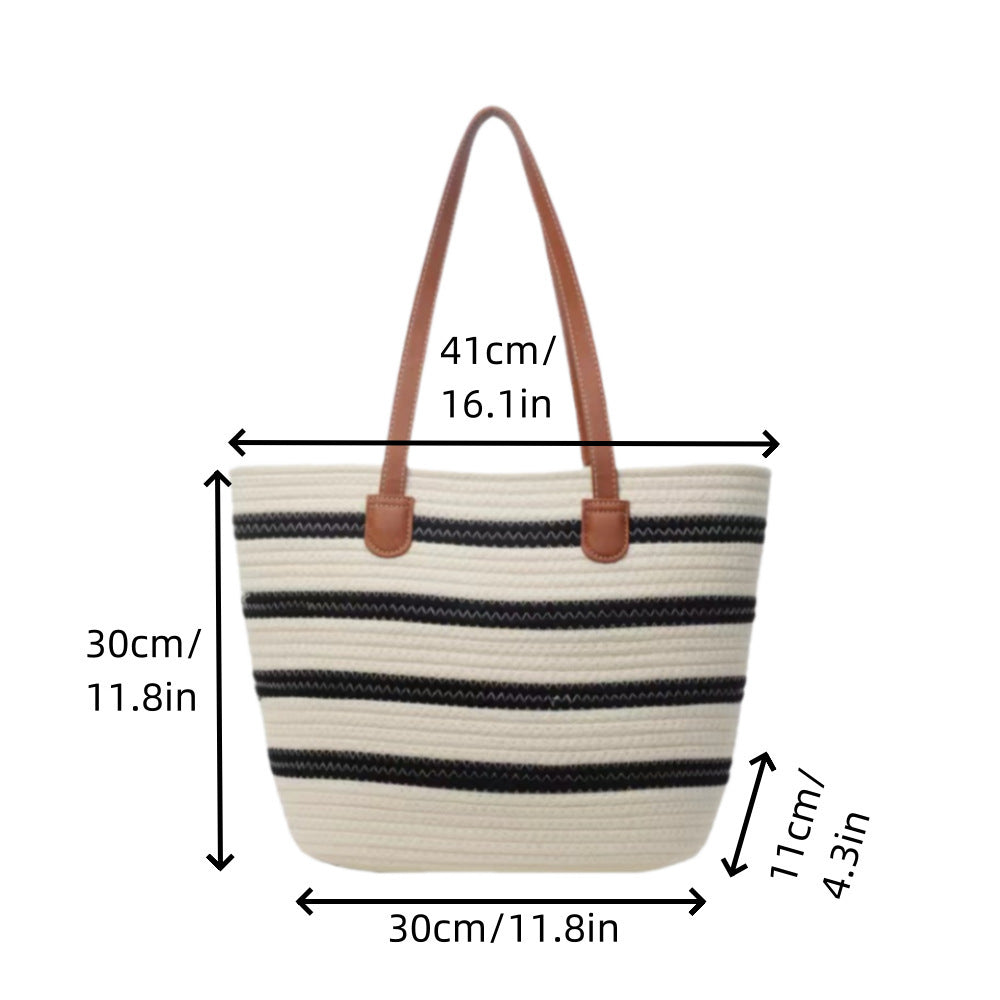 Spacious Macrame Tote Bag Stornfield