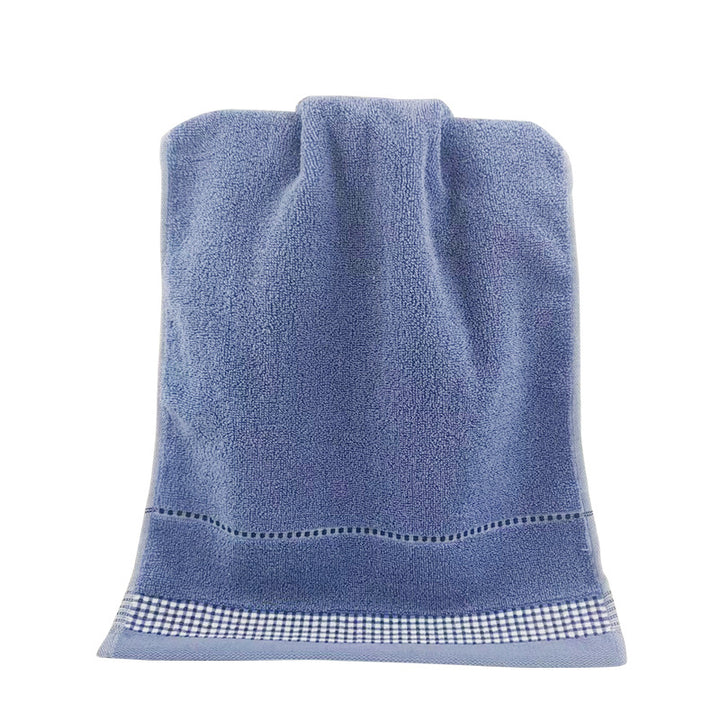 Terry Bath Towel with Fine Check Border Stornfield