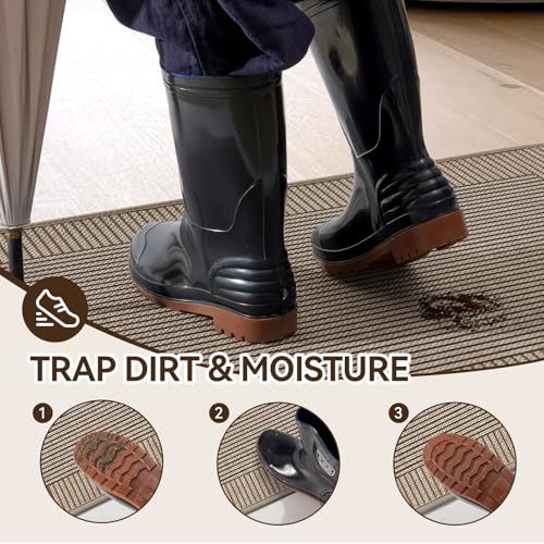Indoor Textured Non-Slip Entry Mat