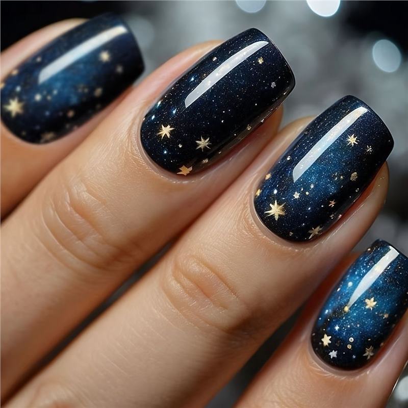 Celestial Starry Night Press-On Nail Set Stornfield