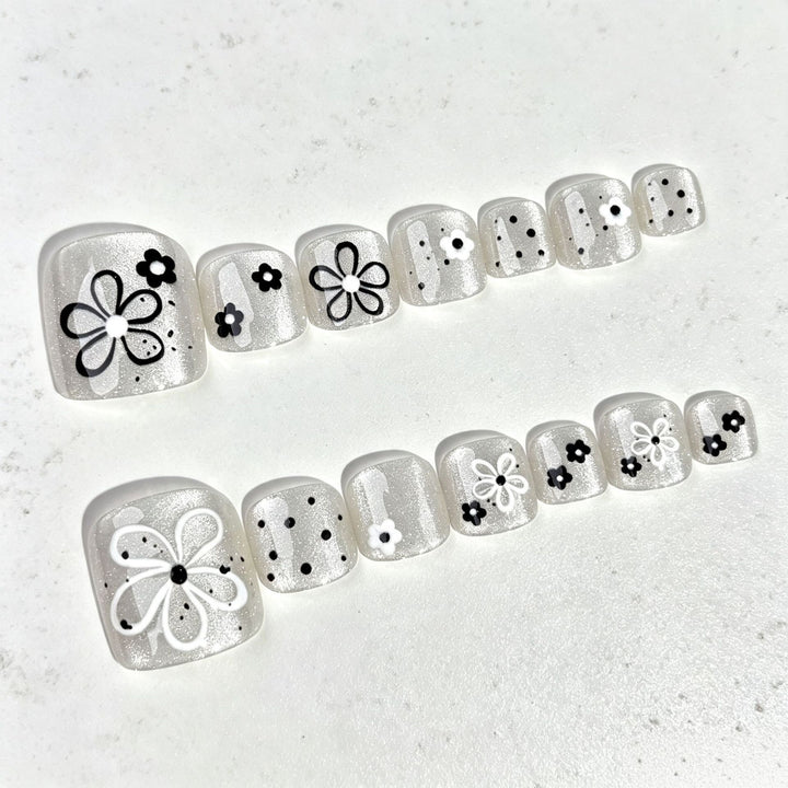 Creative Floral Nail Art Sticker Set