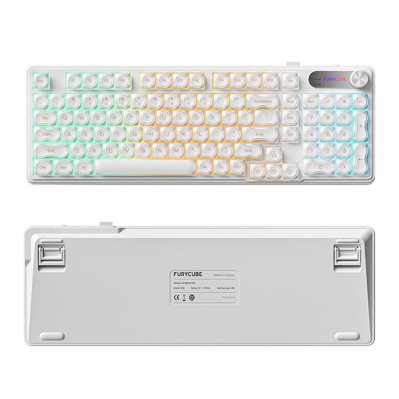 Retro Round-Key Mechanical Keyboard Stornfield