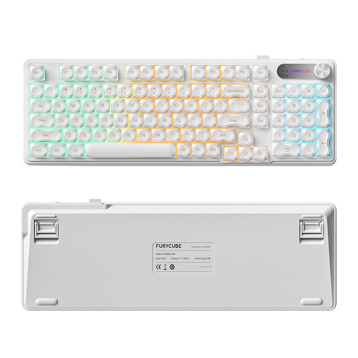 Retro Round-Key Mechanical Keyboard Stornfield