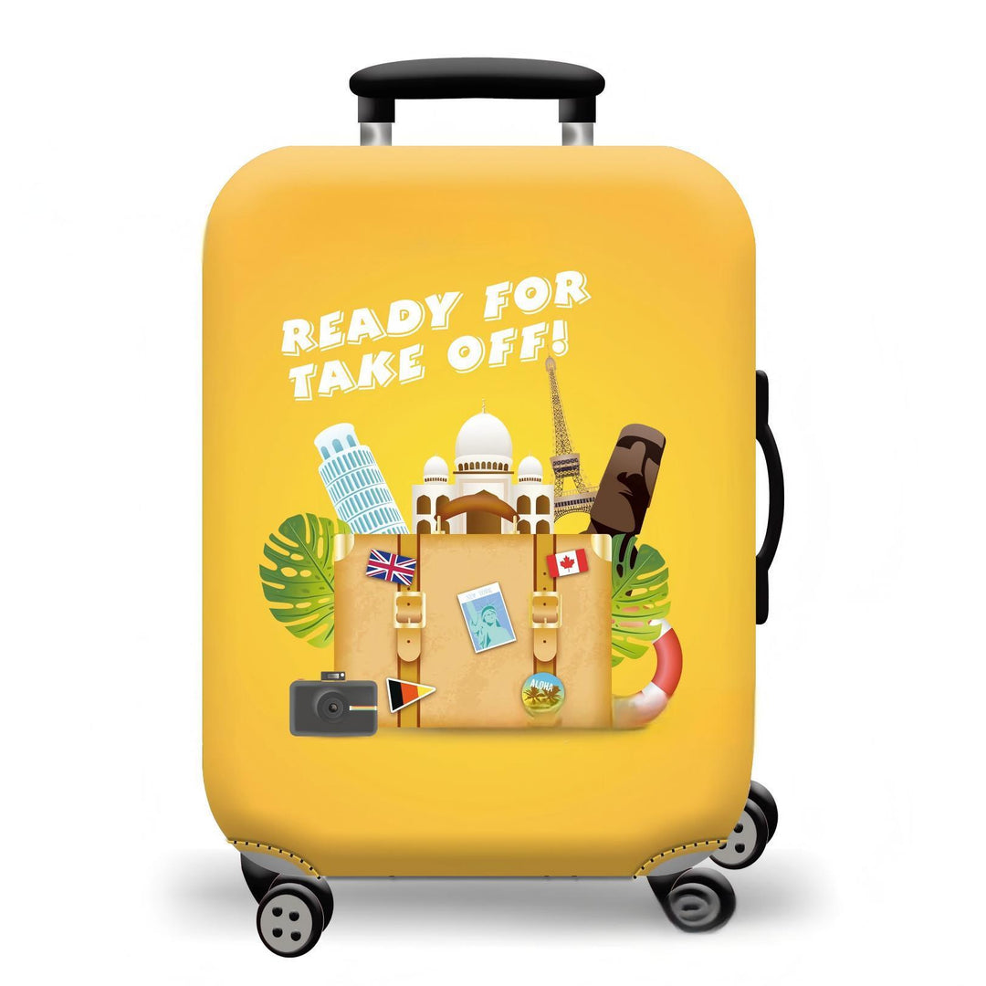 Unisex Hard-shell suitcase with stunning mountain landscape design Stornfield