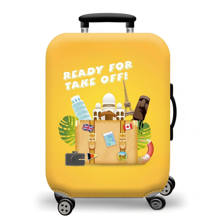 Unisex Hard-shell suitcase with stunning mountain landscape design Stornfield