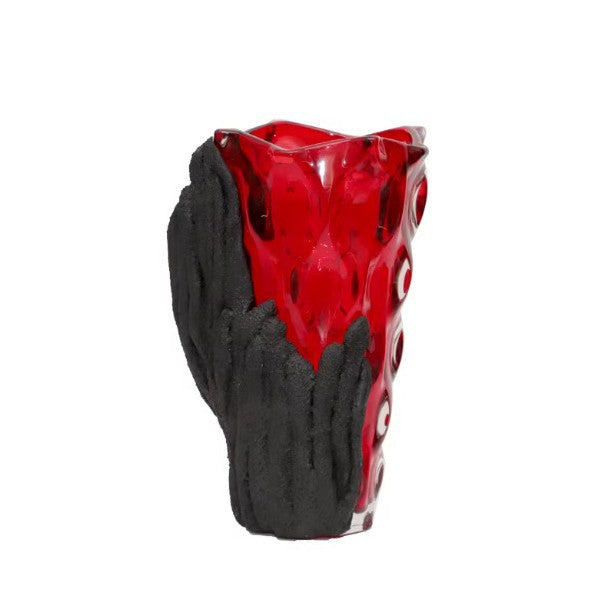 Artistic Hand-crafted Glass Vase