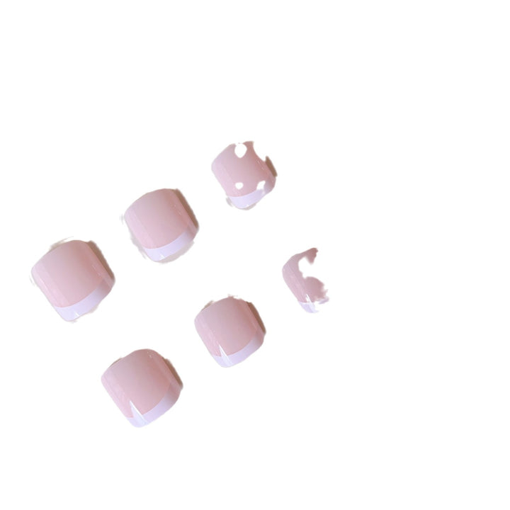 Decorative Press-On Toenails with Elegant Accents Stornfield