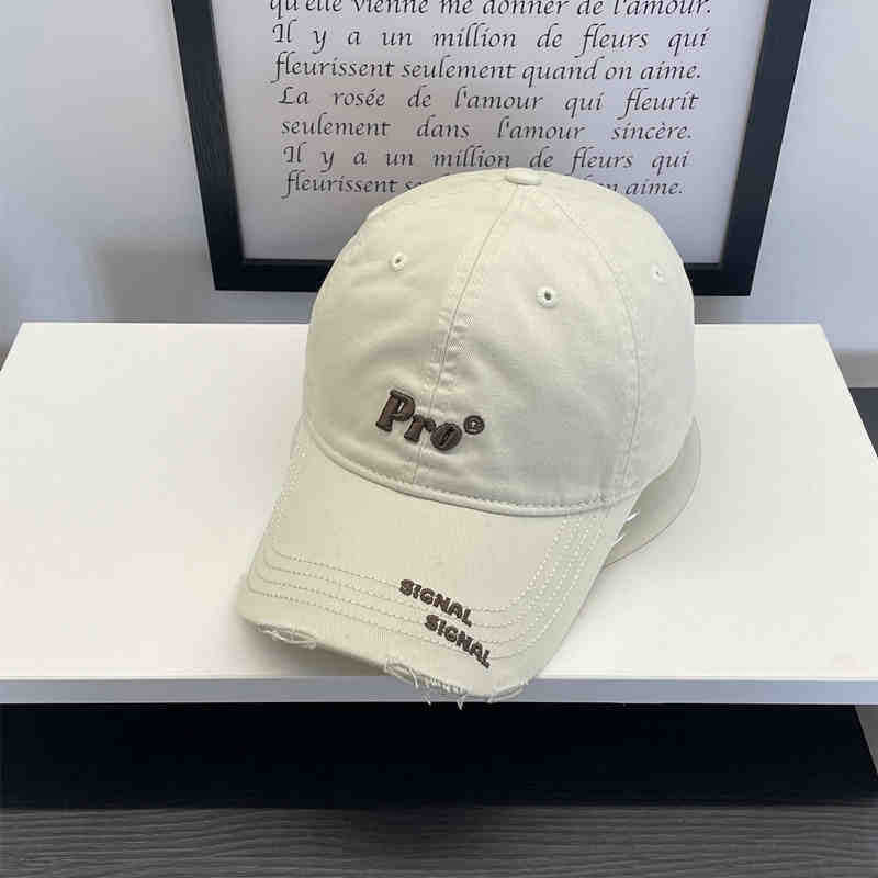 Women's Casual Distressed Embroidered Baseball Cap Stornfield