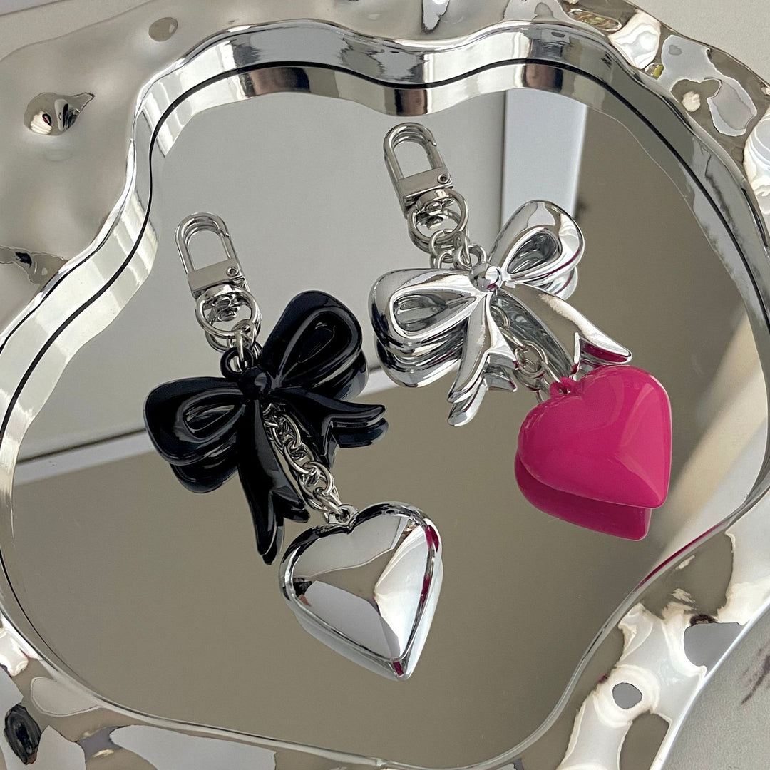 Heart and Bow Charm Keychain Stornfield