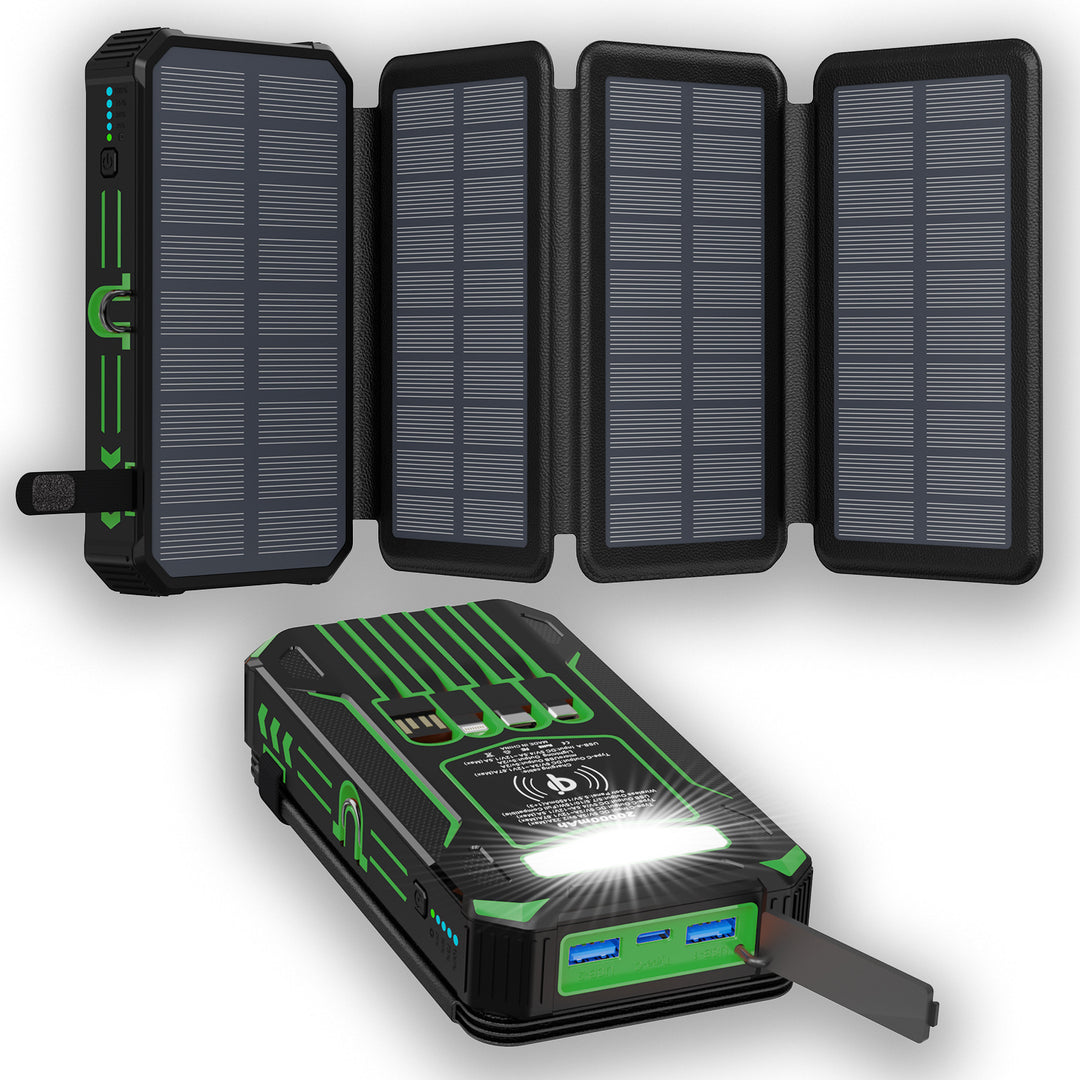 Solar-powered Power Bank with Fast Charging Function from Stornfield