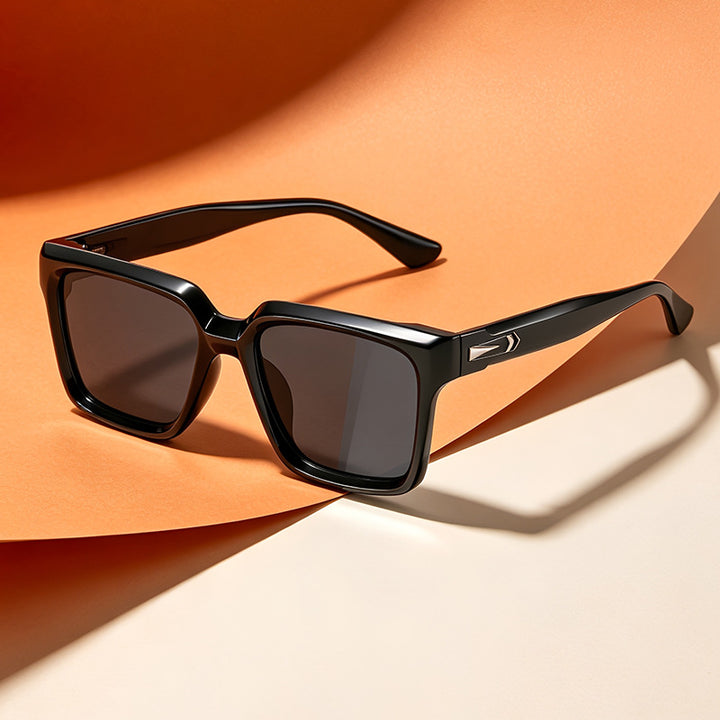 Elegant Oversized Square Frame Sunglasses Stornfield
