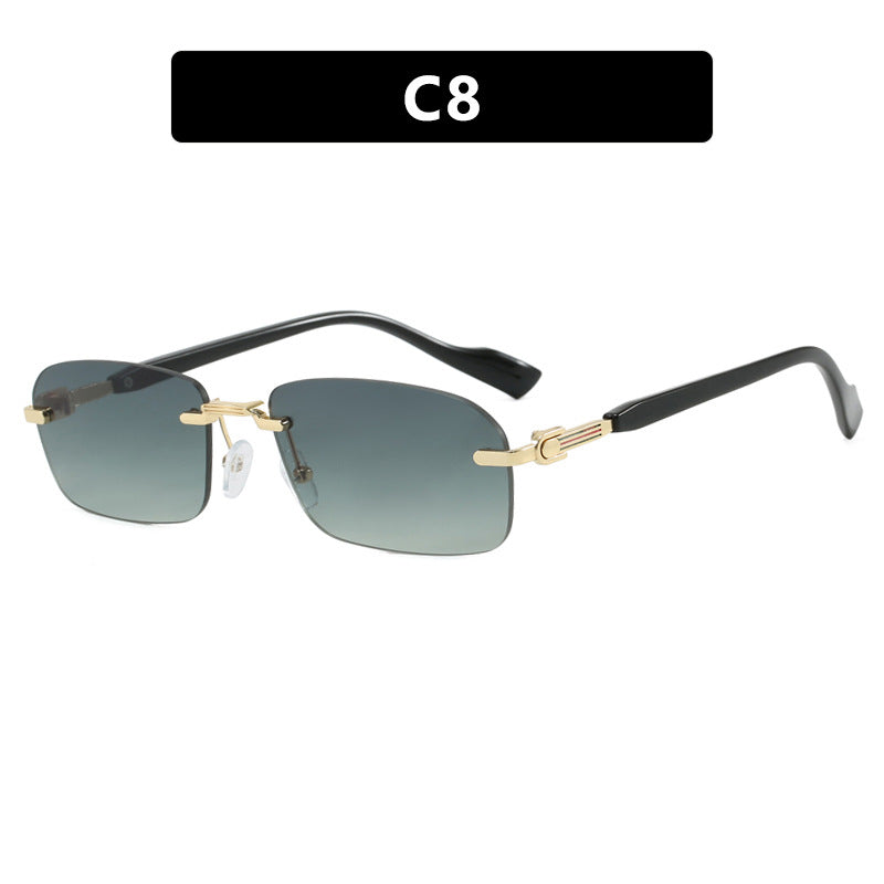 Women's sunglasses with elegant metal frame and stylish wood details Stornfield