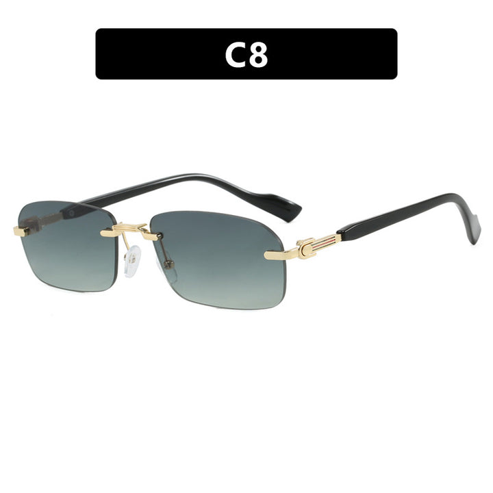 Women's sunglasses with elegant metal frame and stylish wood details Stornfield