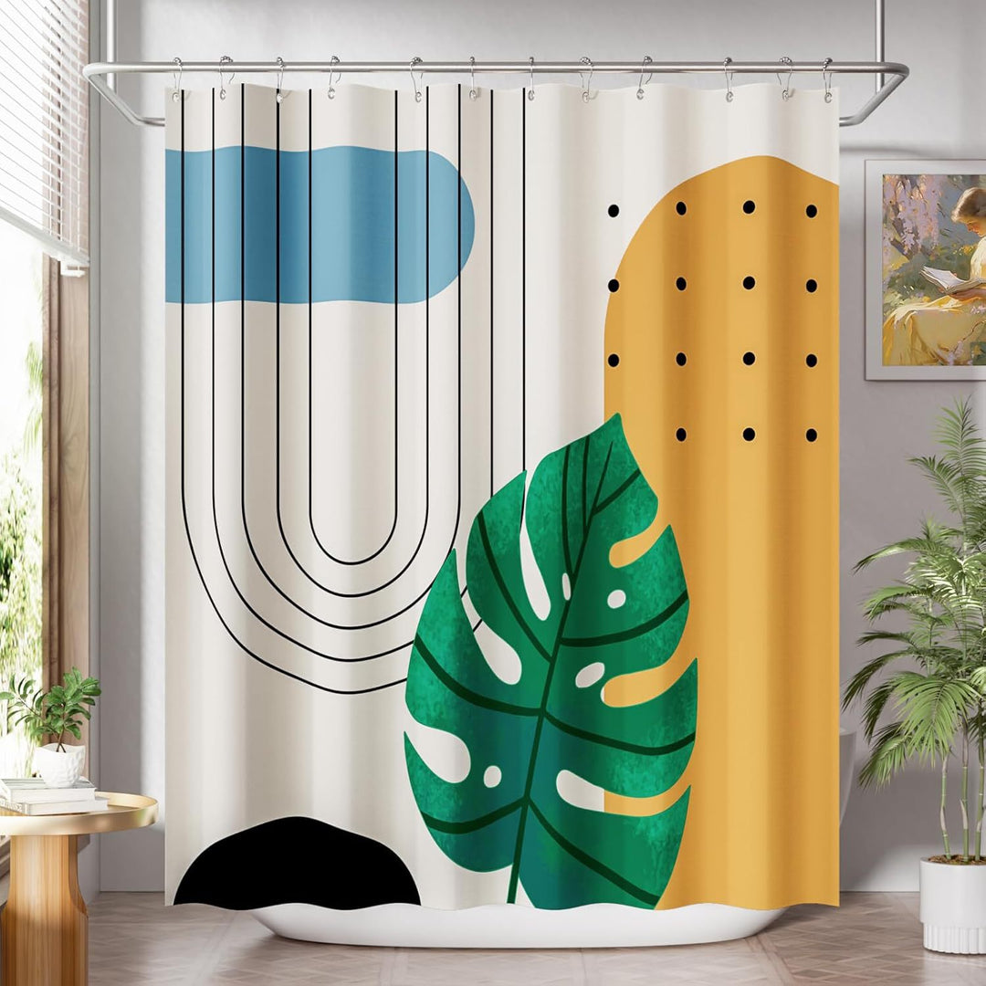 Modern Striped Shower Curtain Stornfield