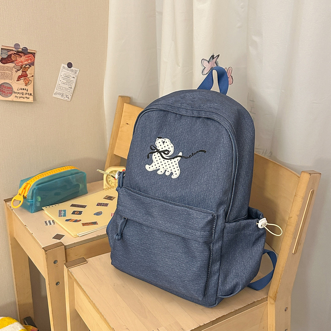 Playful Cartoon Dog-Themed Backpack Stornfield