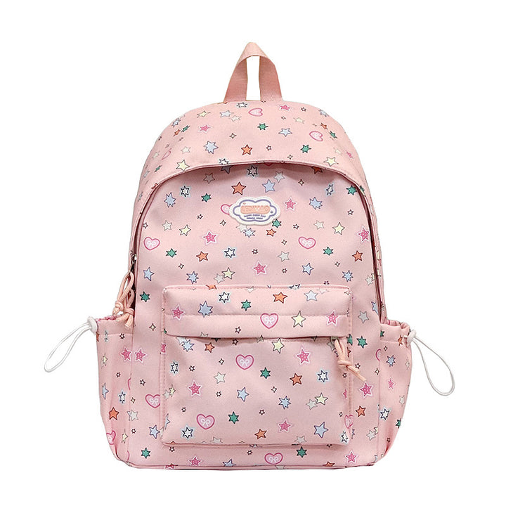 Playful Star-Print Backpack Stornfield