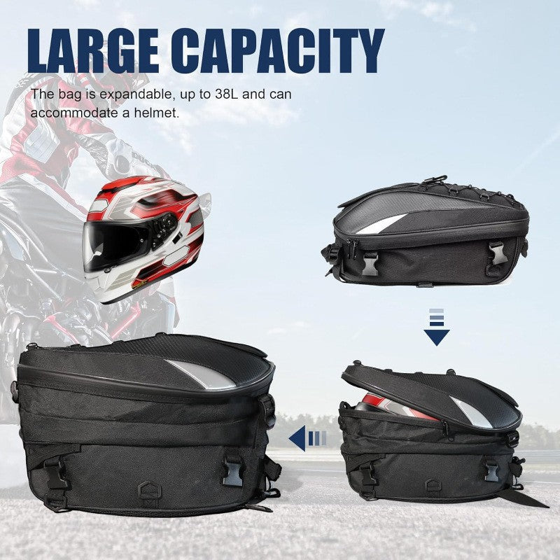 Motorcycle helmet backpack Stornfield
