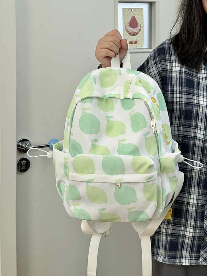 Playful Apple-Patterned Backpack Stornfield