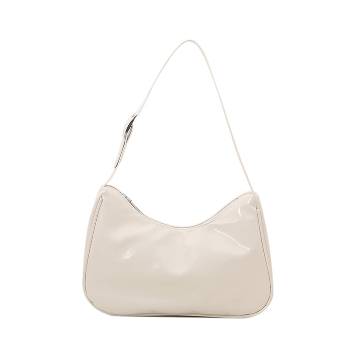 Vintage-Inspired Soft Patent Leather Handbag Stornfield