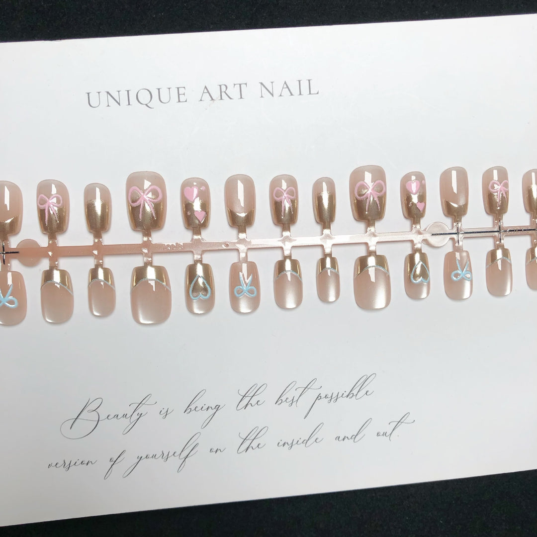 Elegant Ombre Art Press-On Nails