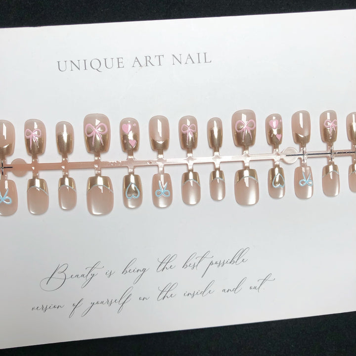 Elegant Ombre Art Press-On Nails