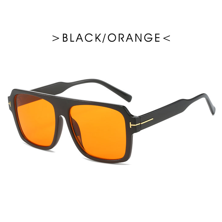 Women's square sunglasses with stylish, transparent frame Stornfield
