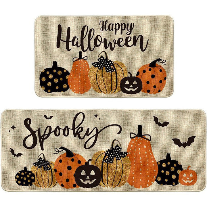Halloween Themed Kitchen Mat Set