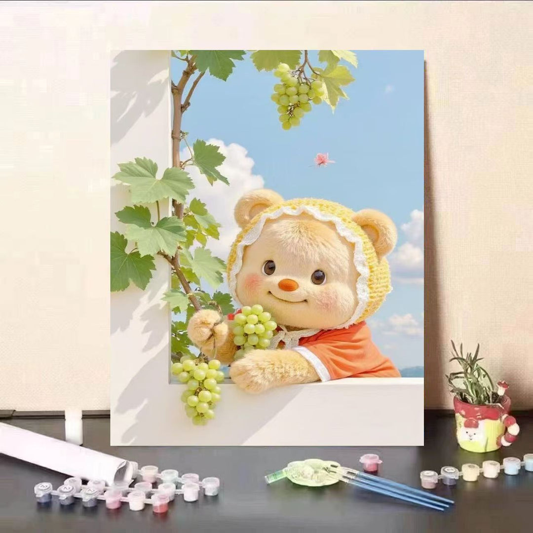 DIY Playful Bear-Themed Painting Kit Stornfield