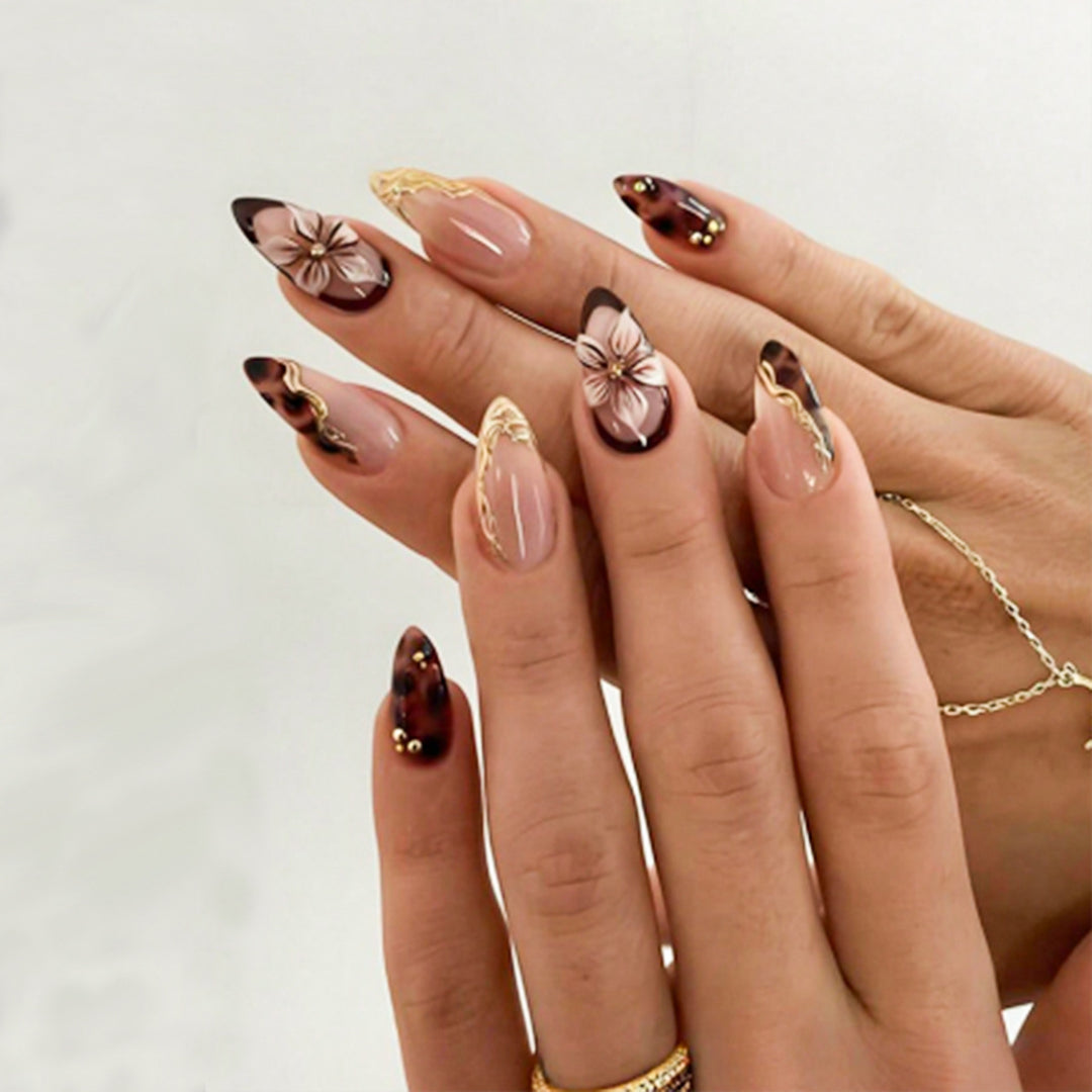 Artistic Floral Nail Design Stornfield