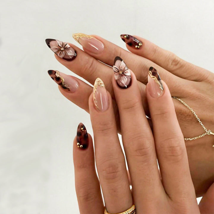 Artistic Floral Nail Design Stornfield