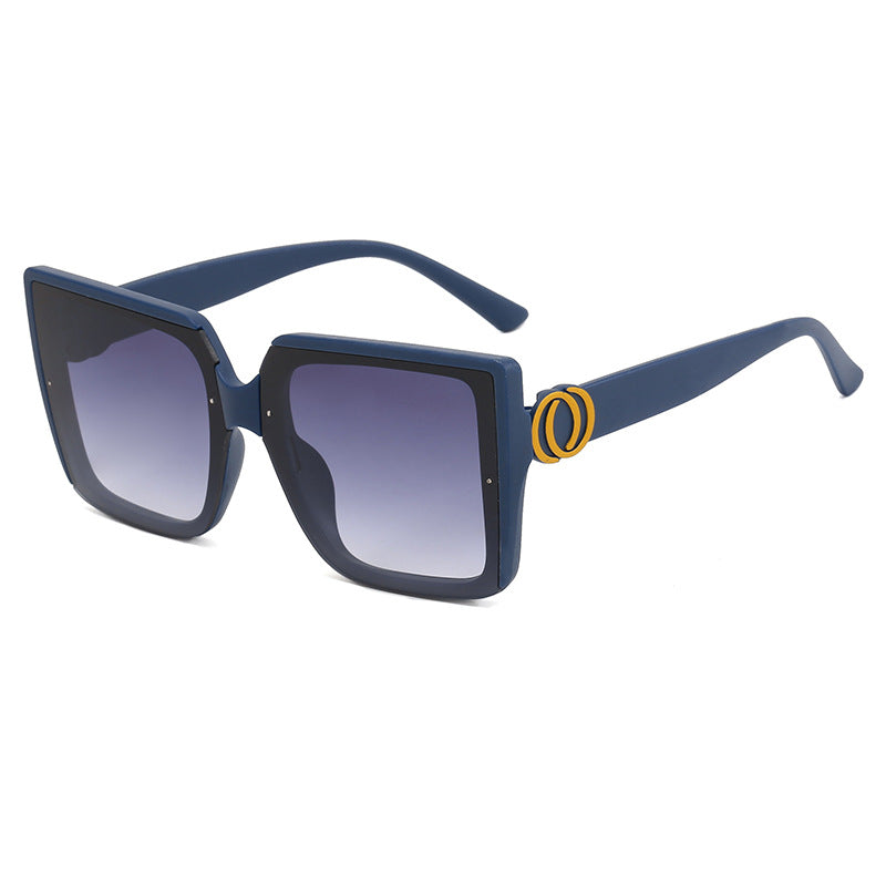 Women's square sunglasses with unique tire element Stornfield