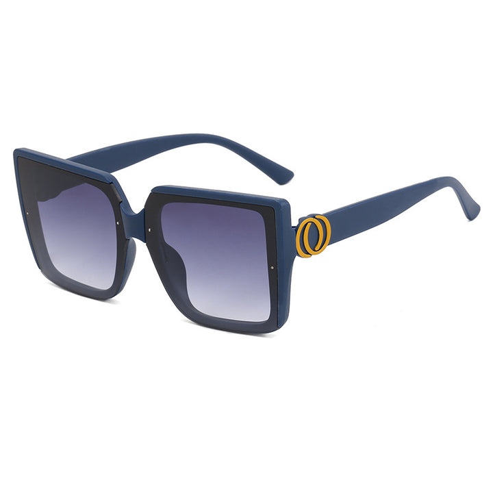 Women's square sunglasses with unique tire element Stornfield