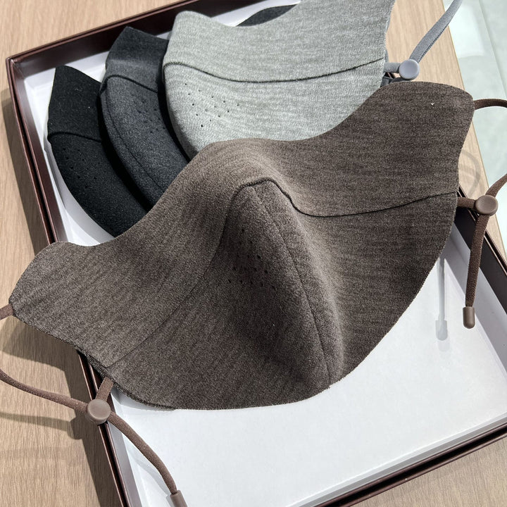 Sueded Reusable Face Mask with Breathable Perforation & Adjustable Ear Loops Stornfield