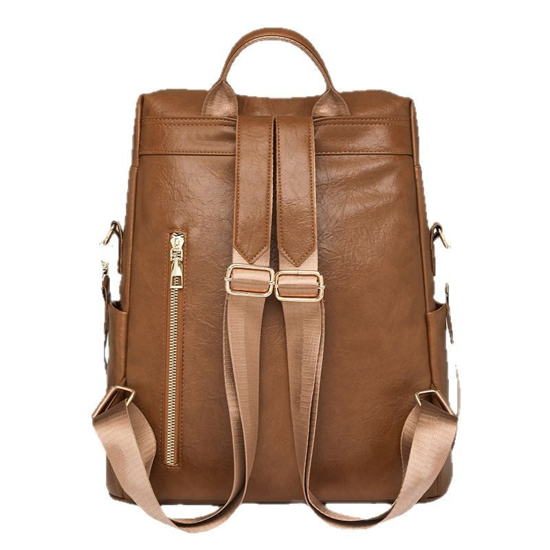 Versatile Leather Backpack Stornfield
