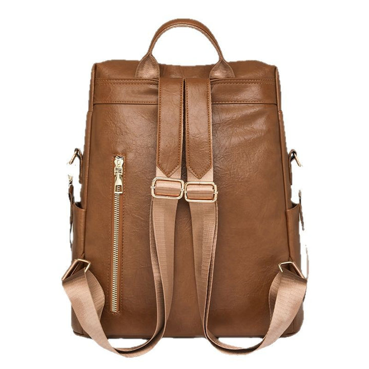 Versatile Leather Backpack Stornfield