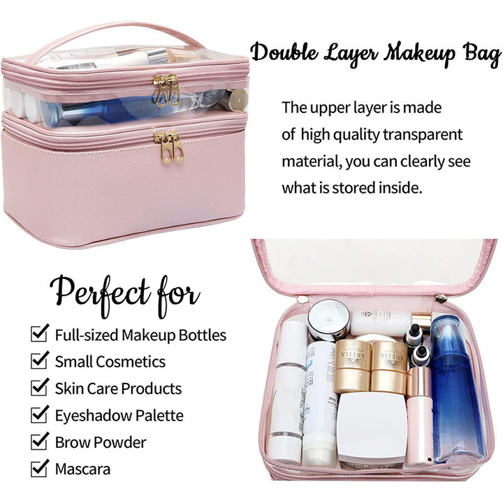 Cosmetic Organizer with Double Compartment Stornfield