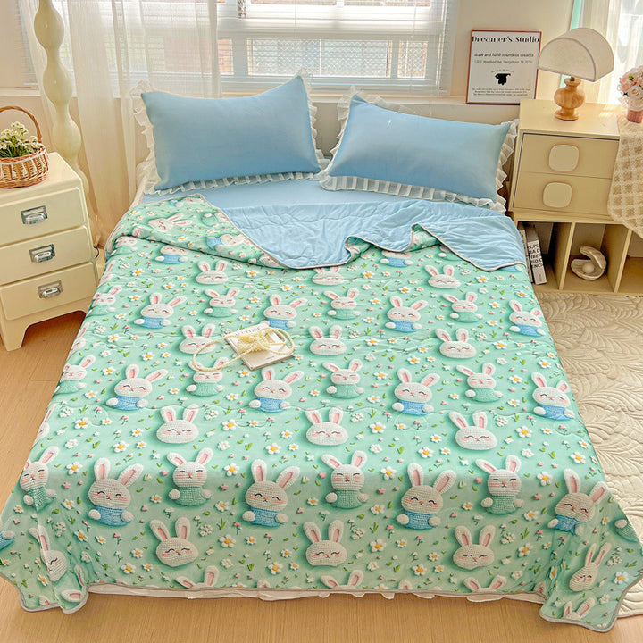 Floral Patterned Lightweight Quilt