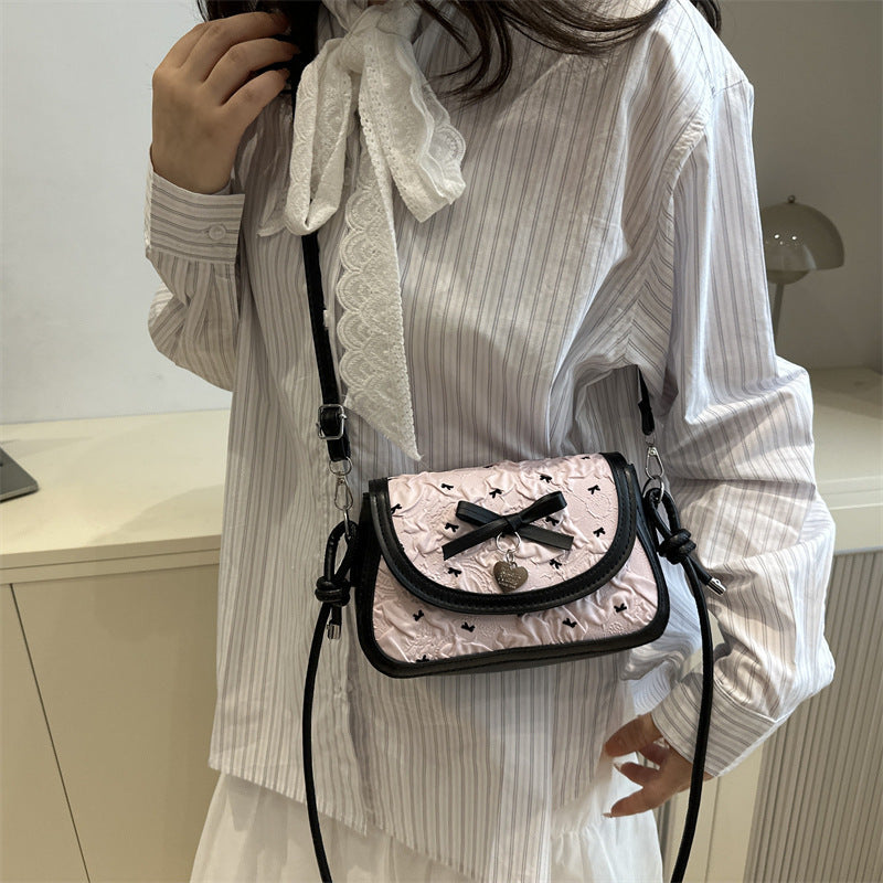 Adorable Bow-Embellished Crossbody Bag Stornfield