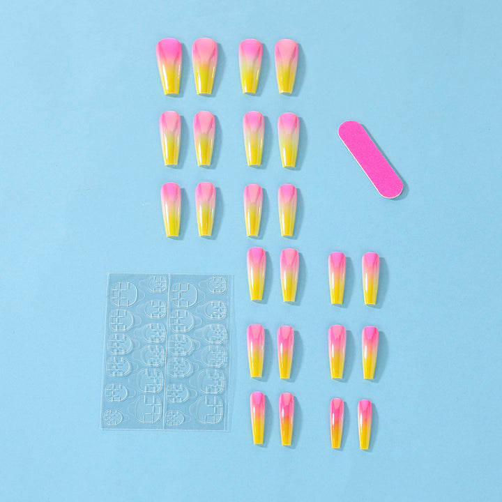 Artificial nail tips in modern ombre design Stornfield