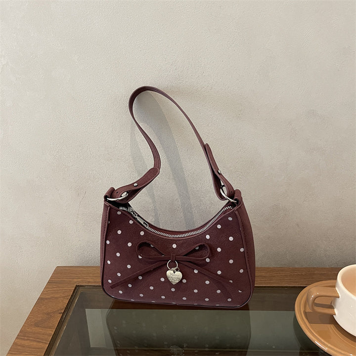Charming Polka Dot Mini Shoulder Bag