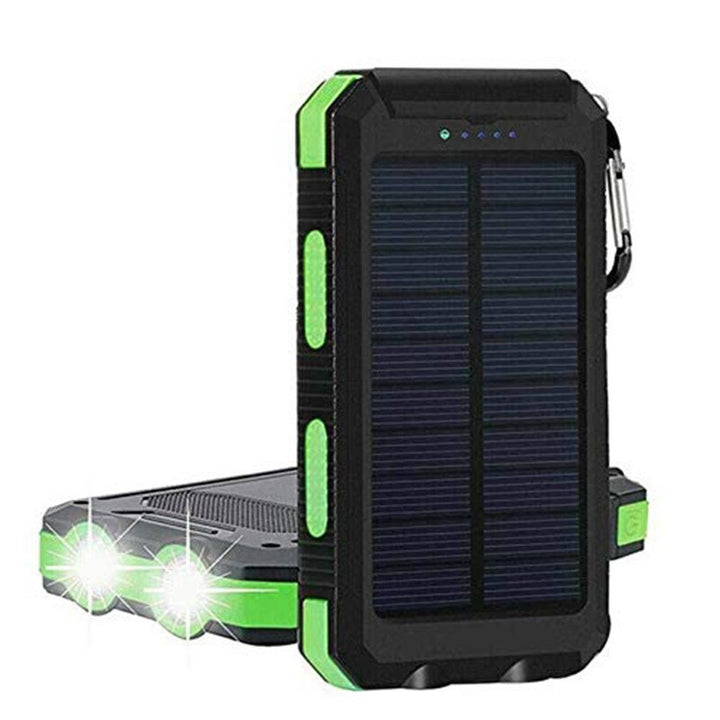 Solar-powered power bank with integrated LED lights and compass Stornfield
