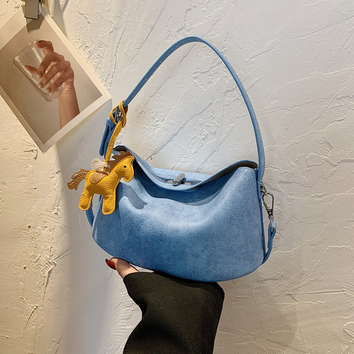 Elegant Soft-Suede Shoulder Bag Stornfield