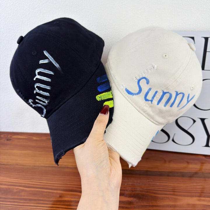 Women's Distressed Graphic Sun Cap Stornfield