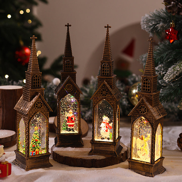 Illuminated Christmas Church Decoration Stornfield