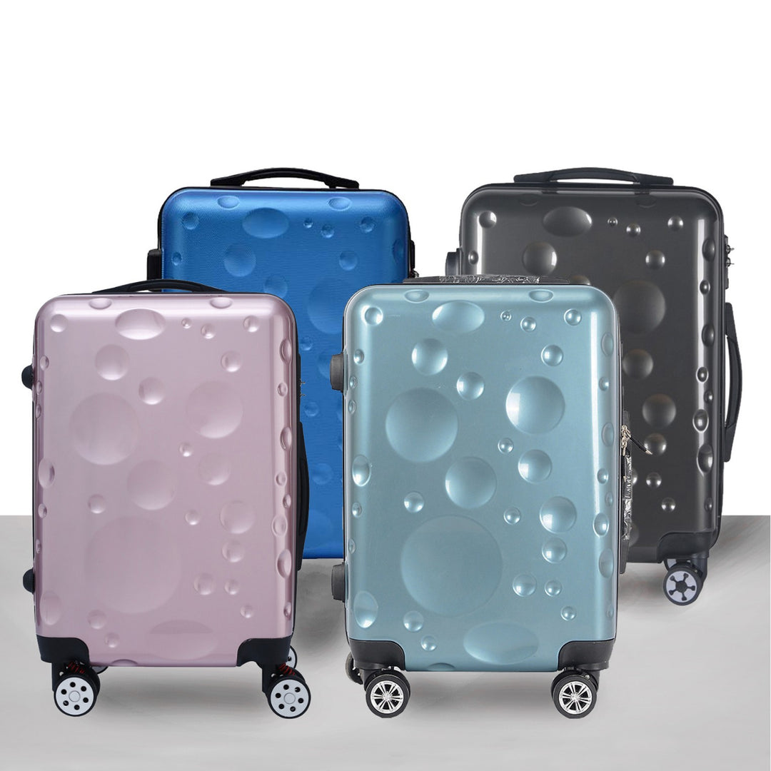 Unisex Modern Bubble-Pattern Hard Shell Spinner Suitcase Stornfield