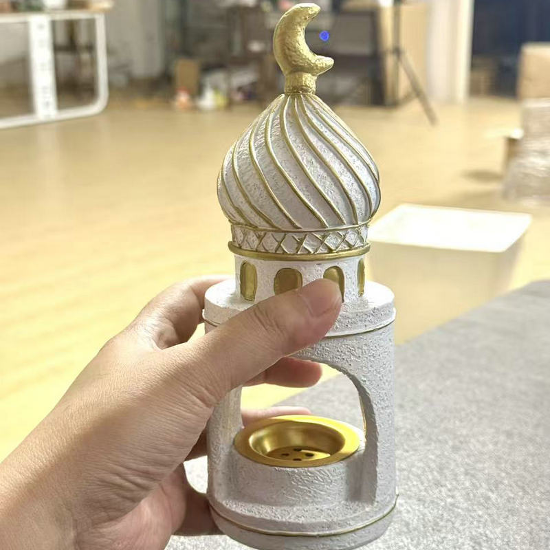 Decorative tealight holder with oriental design Stornfield