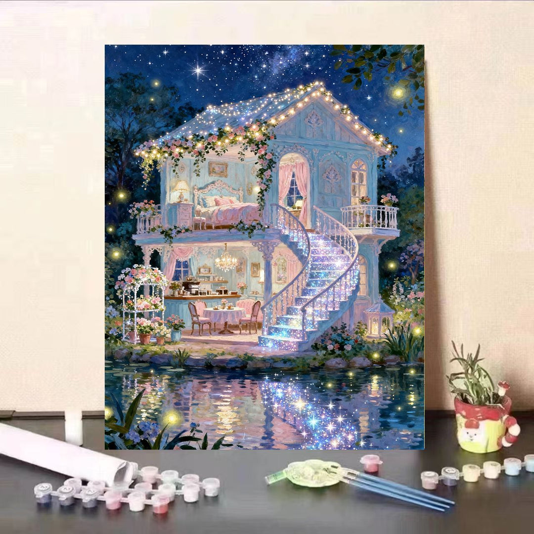 Fairy Tale Dream House Canvas Art Kit Stornfield